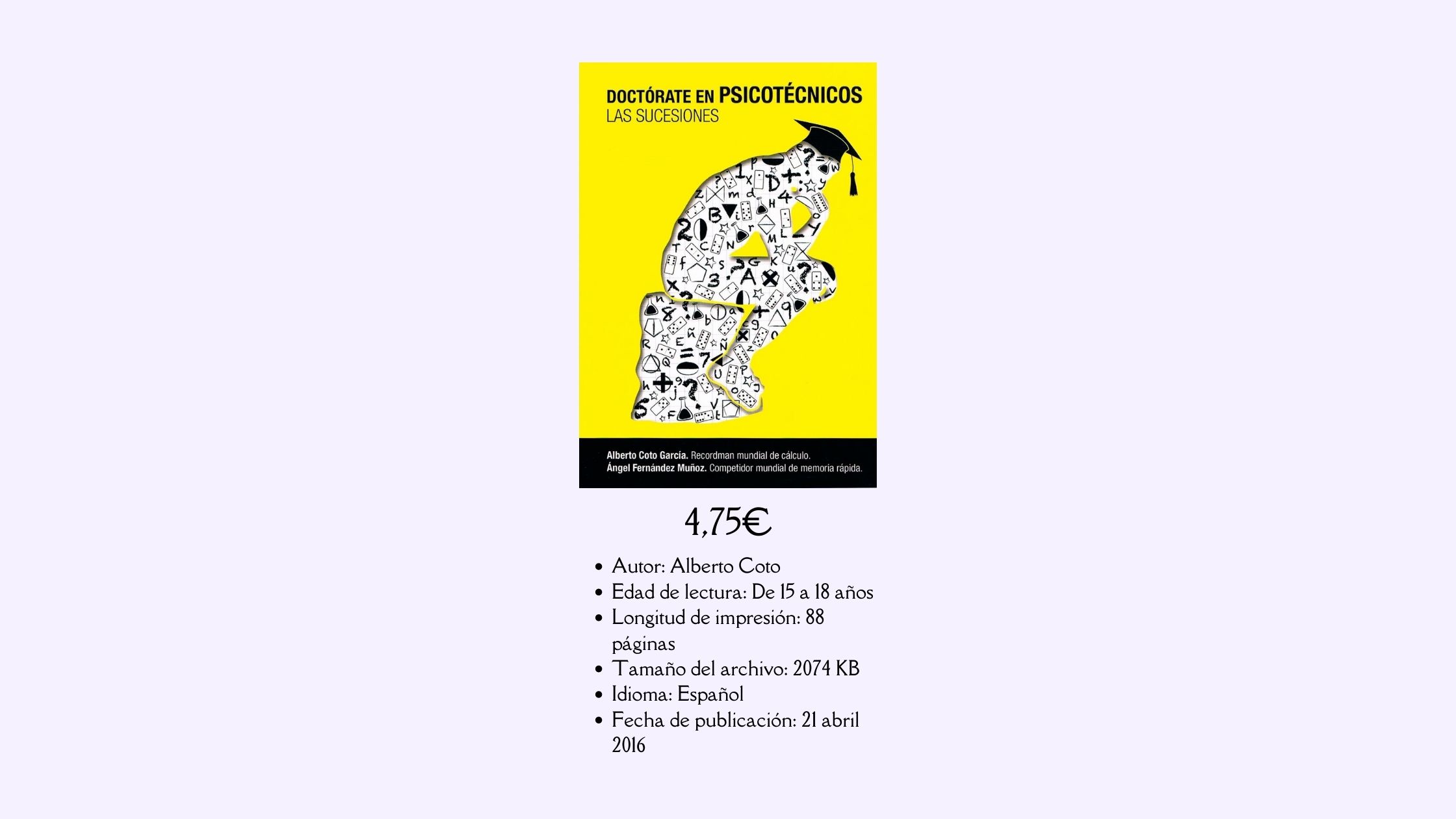 Doctórate en psicotécnicos: Las sucesiones (PDF)