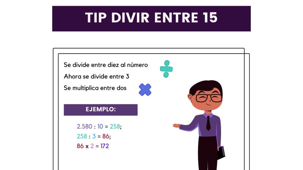 Tip dividir entre 15