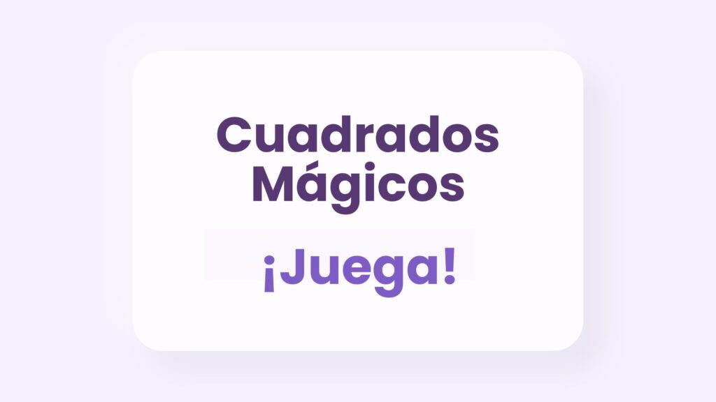 Cuadrados mágicos