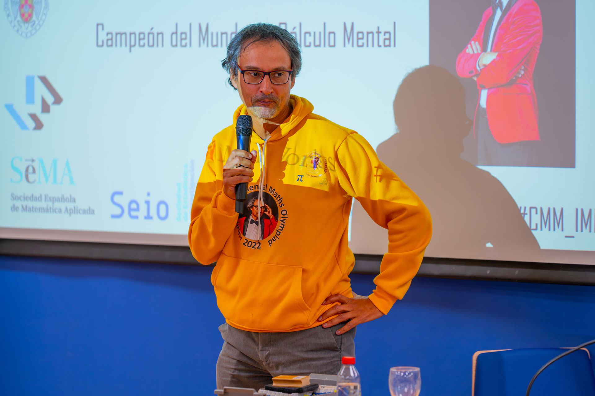 Alberto Coto en la Facultad de Ciencias Matemáticas de la Universidad Complutense de Madrid