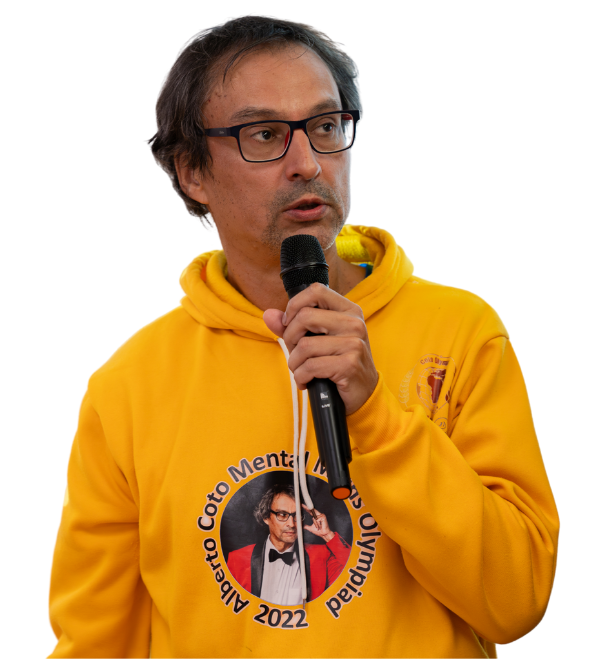 Alberto Coto Heptacampeón del mundo y récord Guinness de cálculo mental