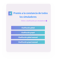 Premio a la constancia de todos los simuladores